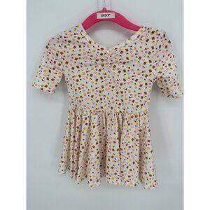 Dotdotsmile Girls Dress  6/12 Months Multi Color Print New With Tags